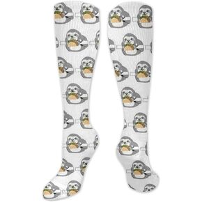 qkwlo Sloth Tacos Compression Socks Women & Men - Best for Running,Sports,Hiking,Flight Travel,Pregnancy in Kuwait