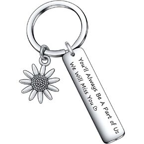 De&ai Coworker Leaving Keychain New Job Gift Colleague Farewell Keychain Business Partner Keychain Work Bestie Keychain