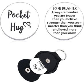 Stocking Stuffers Gifts for Daughter to My Daughter Birthday Gifts for Teen Girl Christmas for Daughter from Mom Pocket Hug Gifts for Daughter Graduation Wedding Gifts for Her Women