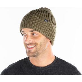 Funky Junque Beanie for Men Women Ribbed Knit Winter Guys Hats Lightweight Watch Cap Cuffed Ski Hat Unisex Fashion