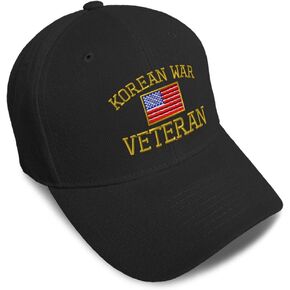 Speedy Pros Baseball Cap American Veteran Korean War A Embroidery Dad Hats for Men & Women