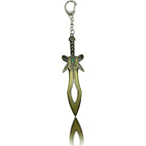 MTUERANC Dota2 Keychain, Metal Key Chain Keyring for gaming weapons, for Boyfriend Gifts