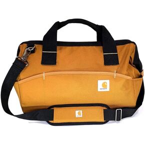 Carhartt Gear B0000350 16-Inch 17 Pocket Midweight Tool Bag - One Size Fits All - Carhartt Brown
