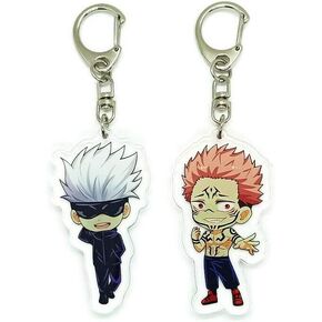 EBTY DREAMS Inc. - Set of 2 Jujutsu Kaisen Acrylic Keychain Sukuna Ryoumen, Satoru Gojou v1