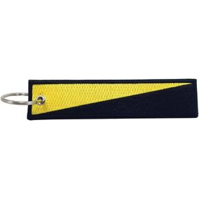 Luso AnCap Flag Key Chain, 100% Embroidered