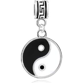 Dangle Taichi Yin Yang Charm