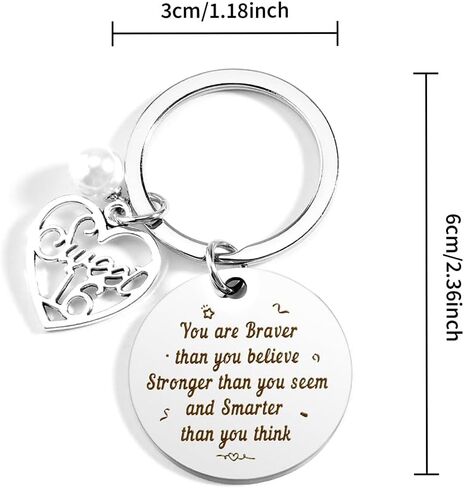 16th Birthday Gifts For Girls Sweet 16 Year Old Birthday Keychain Son Daughter Nephews Nieces Gift From Mom Dad Uncle Auntie Goddaughter Gifts From Godmother Bonus Daughter Gifts Birthday Gifts, in Kuwait