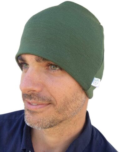 قبعة صغيرة من الصوف الخالص، قبعة متماسكة طبيعية وعضوية، قبعة حرارية دافئة لفصل الشتاء in Kuwait