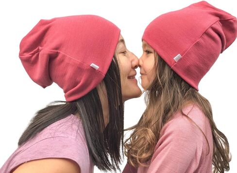 قبعة صغيرة من الصوف الخالص، قبعة متماسكة طبيعية وعضوية، قبعة حرارية دافئة لفصل الشتاء in Kuwait