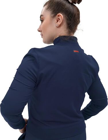 Fubu Women's Zip Front Warm-Up Scrub Jacket Medical Nursing Uniform in Saudi Arabia