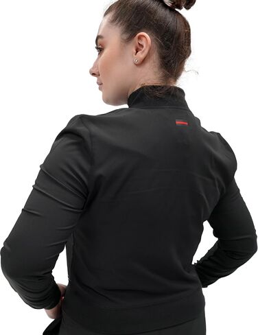 Fubu Women's Zip Front Warm-Up Scrub Jacket Medical Nursing Uniform in Saudi Arabia