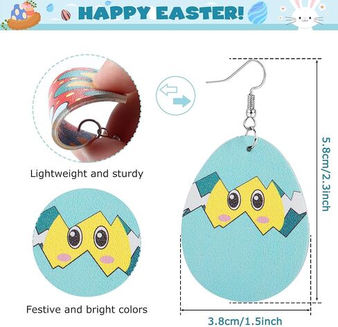 مجموعة أقراط من الجلد الصناعي مكونة من 16 زوجًا من JeryWe للنساء أقراط متدلية على شكل قطرة دمعة خفيفة الوزن مصنوعة يدويًا هدية مجوهرات in Kuwait