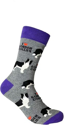 Border Collie Socks - Adult Comfy Unisex I love Border Collie Socks in Kuwait