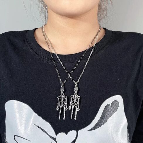 2 PCS Best Friend Necklace for Women，Matching Necklace Beautifly Necklace For Women Friendship Bff Necklace For 2， Cute Necklaces For Teen Girls Sister Dainty Couple Valentines Day in Saudi Arabia