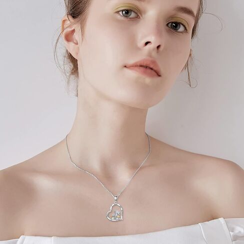 PROESS Highland Cow/Squirrel Necklace 925 Sterling Silver Sunflower Cow Pendant Necklace Cow Jewelry Animal Lover Gifts for Birthday Christmas in Kuwait