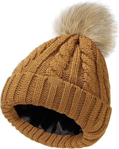 قبعة شتوية نسائية مع قبعة كبيرة مبطنة سميكة وقابلة للإزالة، قبعة نسائية عصرية متعددة الألوان in Kuwait