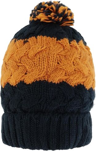قبعة جمجمة مبطنة بالقطيفة من MAXWISEPlush Pom Pom قبعة صغيرة من القطيفة مع حزام قبعة in Kuwait