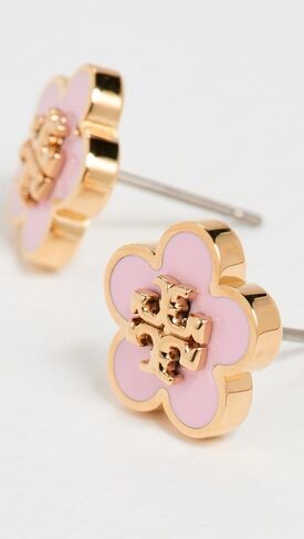 Tory Burch Women's Kira Enamel Flower Stud Earrings in Saudi Arabia
