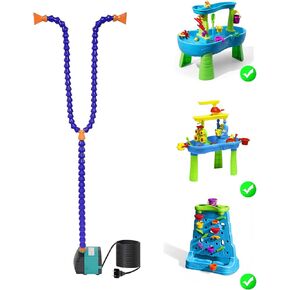 Water Table, Upgrade Accessories, Automatic Water Supply Device, Water Table for Toddlers Age 3-5, Water Table Pump, Double Tube Design, No Assembly Required