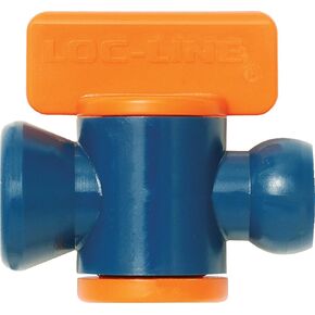 Loc-Line - 21194 Coolant Hose Component, Acetal Copolymer, In-Line Valve, 1/4" Hose ID, 30 PSI (Pack of 2)