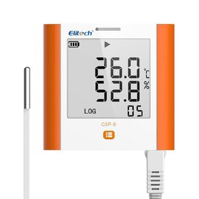 Elitech GSP-8 Digital Data Logger Refrigerator Temperature Humidity Recorder Alarm