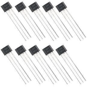 A3144 Hall-Effect Switch 10PCS 3144E 3 Terminal Sensitive Hall Effect Detector Switchs Sensor Transistor for Arduino OH3144 Magnetic Sensor