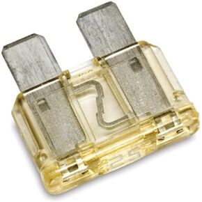 Bussmann ATC-25 ATC Automotive Blade Fuse - 25 Amp, 5 Pack (Tin), Clear