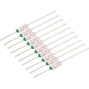 uxcell 250V 10A 120 Celsius Circuit Cut-off Temperature Thermal Fuse 10 Pcs