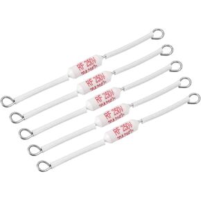 uxcell 250V 20A 216 Celsius Circuit Cut-off Temperature Thermal Fuse Ceramics 5Pcs