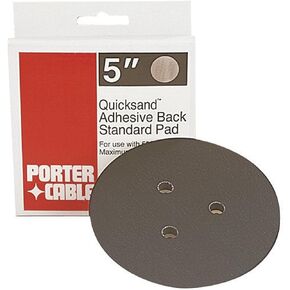 PORTER-CABLE 13900 5-Inch Standard Adhesive-Back Sanding Pad (for 332 Random Orbit Sander)-Inch