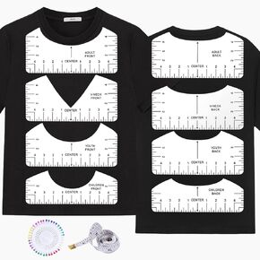 10 قطع دليل مسطرة التي شيرت - أدوات قياس التي شيرت للأطفال البالغين in Kuwait
