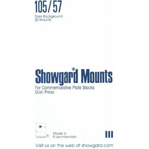 Pre-cut Black Stamp Mounts Size 165/94 in Kuwait