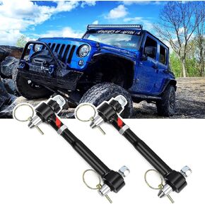 Adjustable Front Swaybar Quicker Disconnect System Upgrade for Wrangler 1998-2006 TJ Cherokee 1984-2001 XJ with 2.5" - 6" Lifts