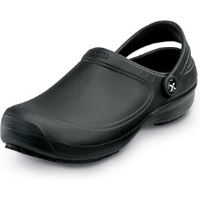 SR Max Copeland, Unisex, Black, MaxTrax Slip Resistant, Soft Toe, Slip Resistant, Work Clog