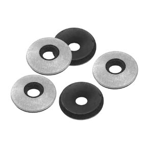 PATIKIL 5/16"x7/8" EPDM Bonded Sealing Washers, 80 Pieces Galvanized Neoprene Rubber Backed Screw Gasket for Industrial Home Machinery Ships Roof
