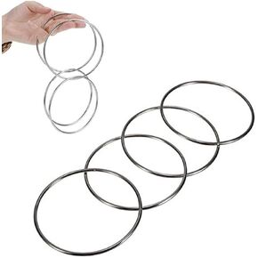 Magic Trick 4 Chinese Linking Rings Set for Kids Stage Magic Trick