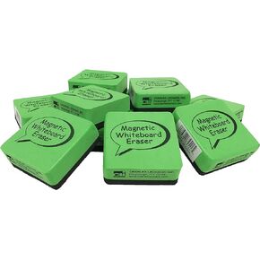 Charles Leonard Multi-Purpose Felt Erasers Class Pack, 2 x 2 Inches Each, Charcoal, 12-Pack (74520)