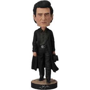 Royal Bobbles Johnny Cash The Man in Black Collectible Bobblehead Statue - 7.8 Inches Tall - Premium Polyresin Figure