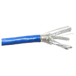 500 Feet CAT7 Bulk Ethernet Cable Solid & Shielded (S/FTP) CMR Riser/ Blue (TR4-580SRBL-500)