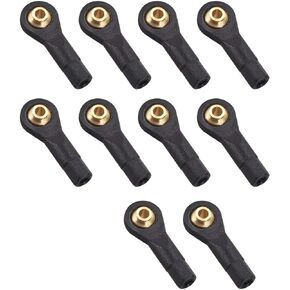 uxcell 10 Pcs M2 2.0xL19mm Lever Steering Linkage Tie Rod End Ball Head End without Screws and Nut for RC Robot