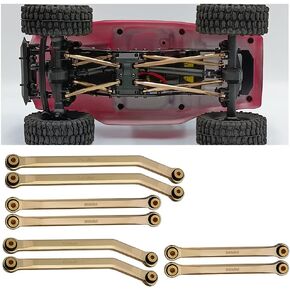 مجموعة وصلات RC من RCLIONS ذات خلوص إضافي أعلى لـ 1/24th محوري SCX24 Deadbolt AXI90018 AXI00004 RC أجزاء ترقيات السيارات الزاحفة (أسود)