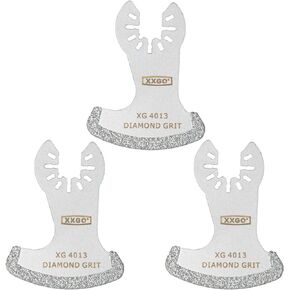 XXGO 6 Pcs Diamond Oscillating Multi Tool Saw Blades for Grit Grout Removal XG6002D