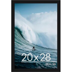 PEALSN 6x12 Picture Frame Black, Photo Frame for Wall Mounting Display Horizontally or Vertically Hanging, 1 Pack