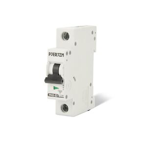 Miniature Circuit Breaker 400V 16A Single Pole AC Disconnect Switch DIN Rail Mount, Low-Voltage Miniature Circuit Breaker for Homes, Offices, Garages, Barns, Sheds, Solar System(16A)