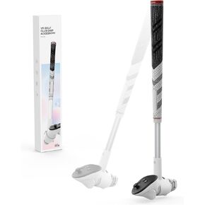 مرفق VR Golf Club متوافق مع Meta/Oculus Quest 3 | تعمل مقابض الجولف المطاطية الممتازة على تعزيز لعبة الجولف +، وألعاب الجولف Golf-5 VR وردود الفعل، ولا تعيق تصميم محول مستشعر التتبع in Kuwait