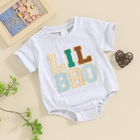 VISGOGO Big Little Brother مطابقة الزي قصيرة الأكمام كبير إخوانه قمم تي شيرت Lil Bro السروال القصير ملابس الطفل الصبي القمصان in Kuwait