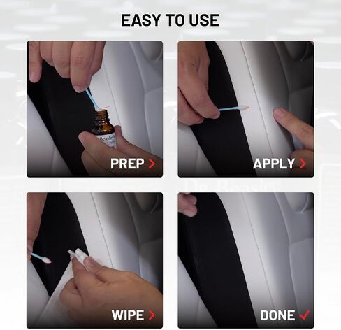 Dr. Beasley's Ink Remover Kit- Lifts & Cleans Ink from Leather. Includes Ink Remover 15ml, Finishing Cream 4ml, Microfiber Towel, and 10 Application Swabs in Saudi Arabia