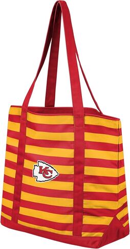 حقيبة حمل قماشية مخططة من FOCO Kansas City Chiefs NFL Team in Saudi Arabia