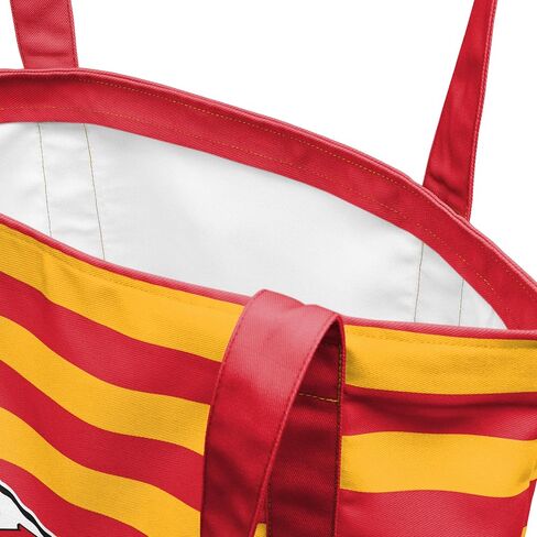 حقيبة حمل قماشية مخططة من FOCO Kansas City Chiefs NFL Team in Saudi Arabia