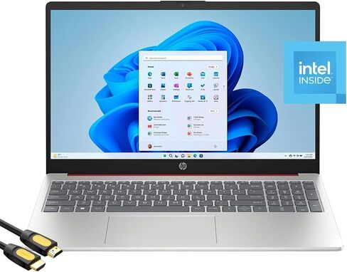 كمبيوتر محمول للأعمال والطلاب، شاشة 15.6 بوصة عالية الدقة مضادة للتوهج، Intel 4-Cores N200، ذاكرة الوصول العشوائي 8 جيجابايت، 128 جيجابايت UFS، كاميرا ويب، Wi-Fi 6، USB-C، HDMI، كابل SPS HDMI، Windows 11 Home في وضع S، احمر قرمزي in Saudi Arabia